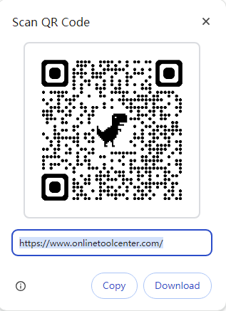 dinosaur.png ile QR Kodu