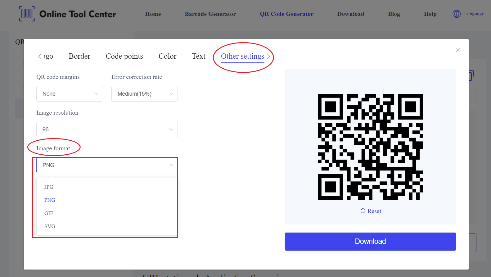 QR kodu generatörü çoklu formatları destekliyor.png