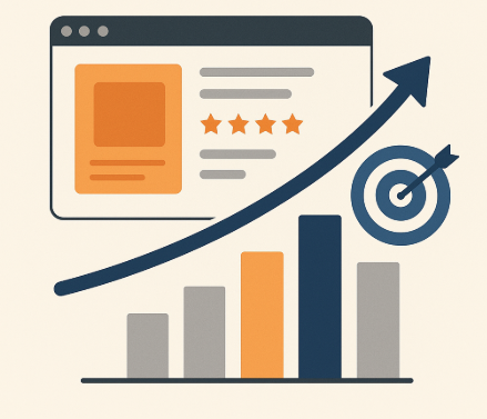 amazon listeleme optimizasyonu büyüme grafiki