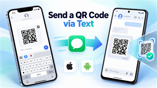 QR kodunu metinle g&ouml;nder
