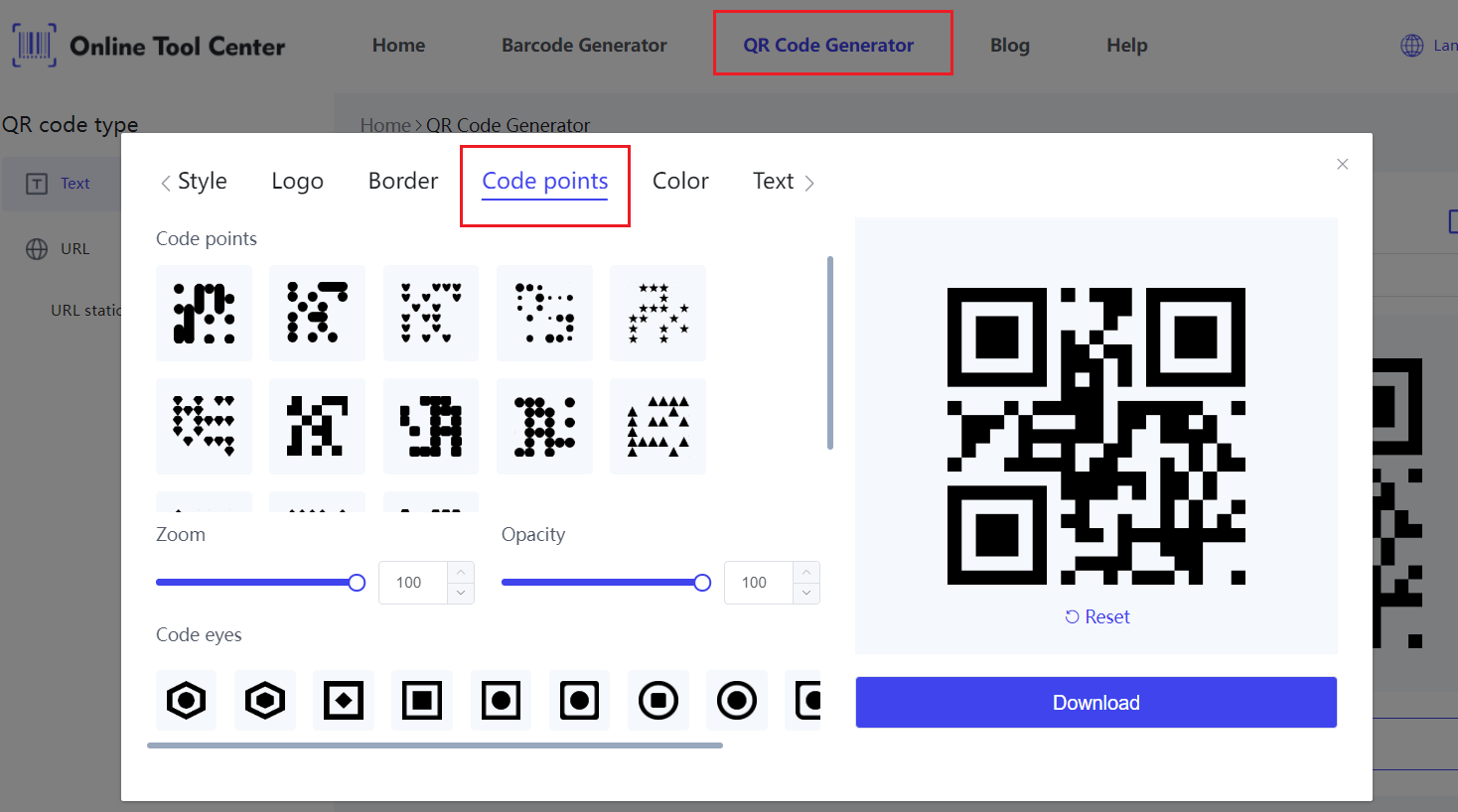 Dots.png ile QR Kodları oluştur