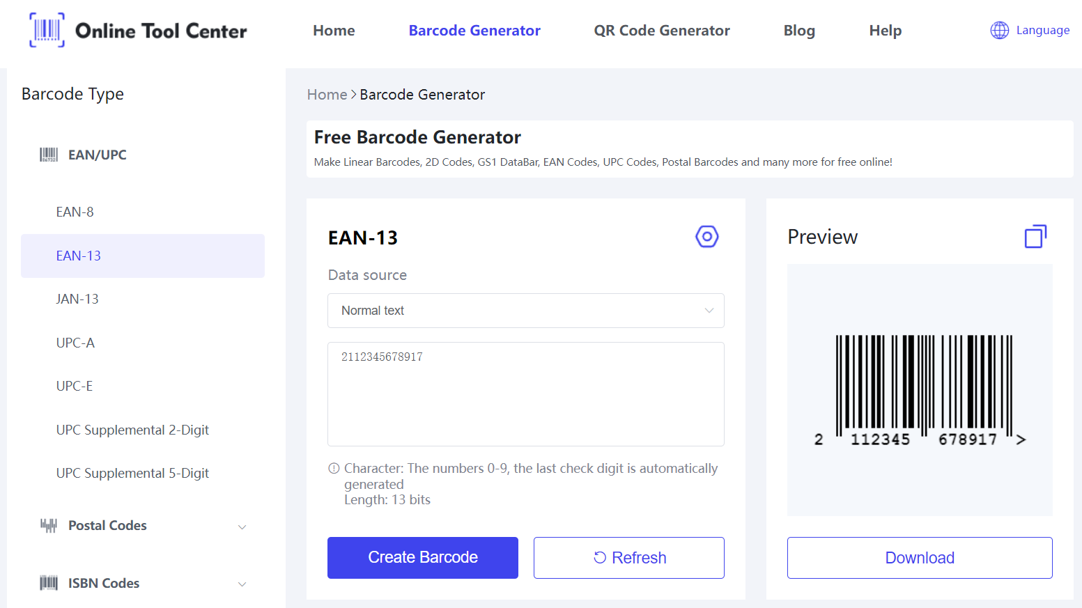 Kıyafet için bir Barcode tipini seç.png