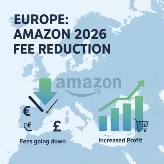 Europe amazon fee reductio Avrupa amazon ücret indirimi