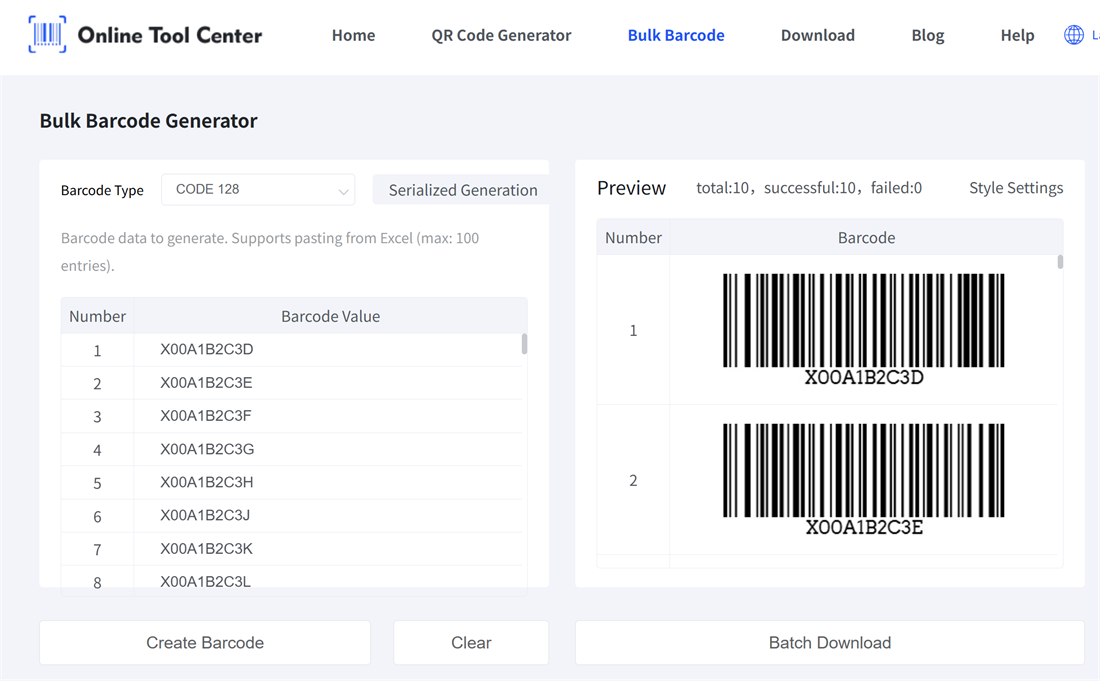 bulk fnsku barcodes toplu fnsku barkodları