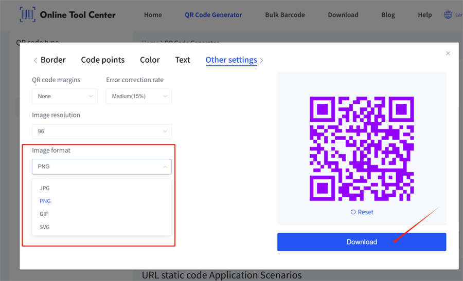 qr code image formats QR kod görüntü formatları
