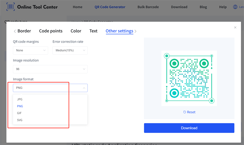 statik qr kodlarının g&ouml;r&uuml;nt&uuml; formatları