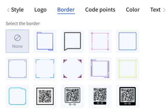 qr code borders QR kodu sınırları