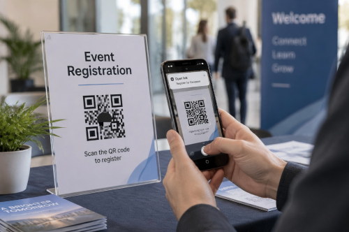 QR Code for Registratio Kayıt için QR Kodu