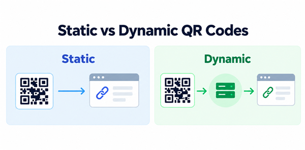 Static vs Dynamic QR Codes Statik vs Dinamik QR Kodları